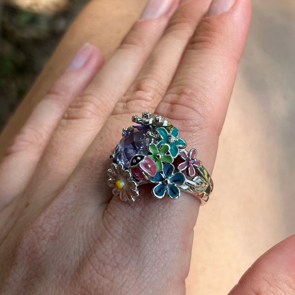 Park Lane Fairy Tale ring floral sz 10 - Picture 4 of 9